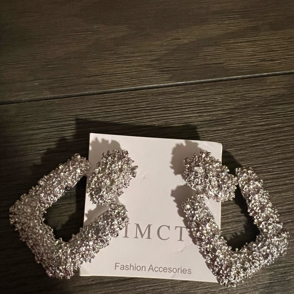 Silver earrings